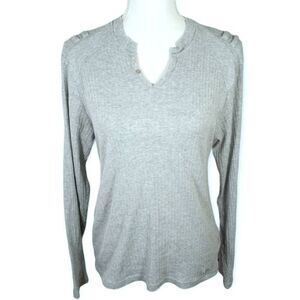 G BY GUESS GRAY SHIRT SZ.S EUC